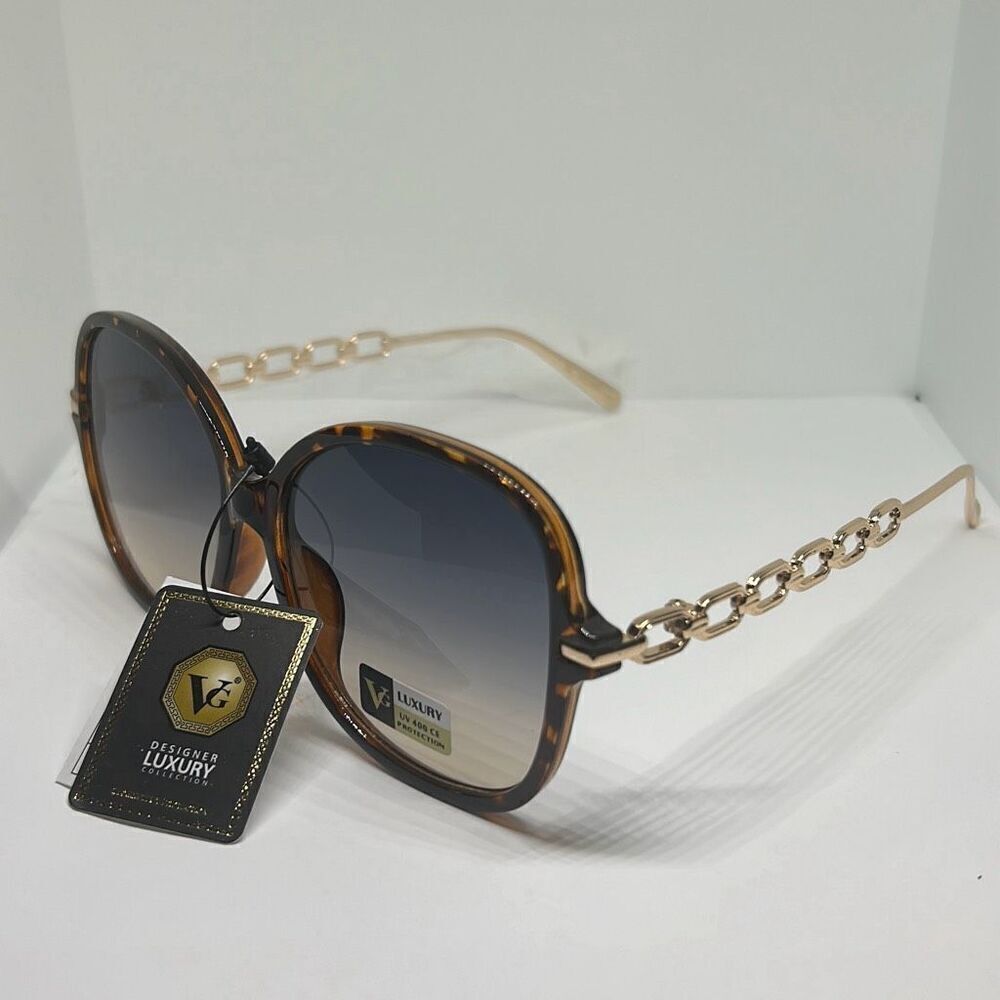VG Tortoise Chain Sunglasses